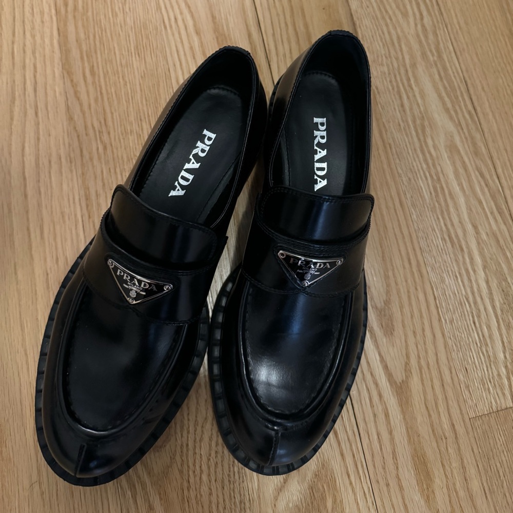Prada chunky loafers